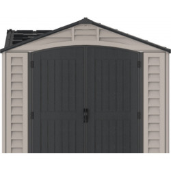 Abri de jardin en PVC 11,95m² + kit de fondation DarkGrey Apex Duramax