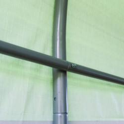 Abri de jardin 5,76m² en acier et polyéthylène gris Shelter Logic