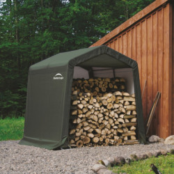 Abri de jardin 5,76m² en acier et polyéthylène vert Shelter Logic