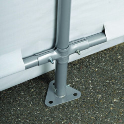 Abri de jardin 5,76m² en acier et polyéthylène vert Shelter Logic