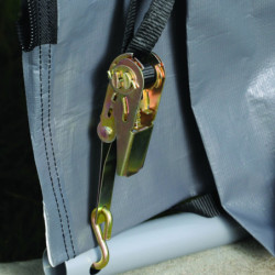 Abri de jardin 5,76m² en acier et polyéthylène vert Shelter Logic