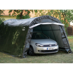 Garage 18,3m² en acier et polyéthylène vert Shelter Logic