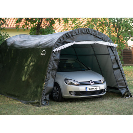 Garage 18,3m² en acier et polyéthylène vert Shelter Logic