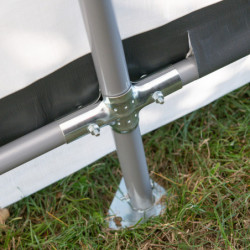 Garage 18,3m² en acier et polyéthylène gris Shelter Logic