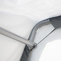 Garage 18,3m² en acier et polyéthylène gris Shelter Logic