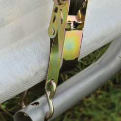 Garage 18,3m² en acier et polyéthylène gris Shelter Logic