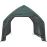 Garage 23,8m² en acier et polyéthylène vert Shelter Logic camping car