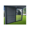 Panneaux ventelles amovible pour pergola alu 7,20m²/10,80m² HABRITA