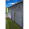 Panneaux ventelles amovible pour pergola alu 21,52m²/10,80m² HABRITA