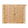 Abri pratique en bois massif brut 2,37m² avec large passage - Habrita