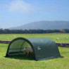 Abri pour animaux 7,8m² en acier et polyéthylène - Shelter Logic
