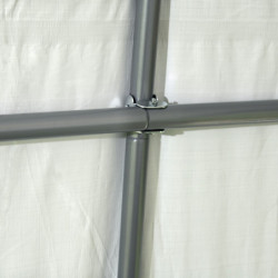 Abri pour animaux 7,8m² en acier et polyéthylène - Shelter Logic