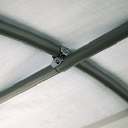 Abri pour animaux 7,8m² en acier et polyéthylène - Shelter Logic