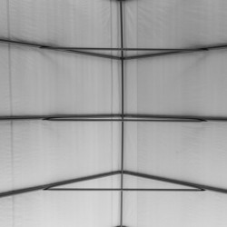 Abri pour animaux 49,6m² en acier et polyéthylène - Shelter Logic