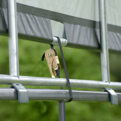 Auvent 370x370cm démontable en polyéthylène vert Shelter Logic