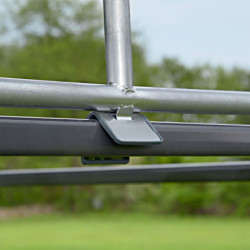 Auvent 370x370cm démontable en polyéthylène vert Shelter Logic