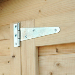 Abri à vélos en bois massif naturel 2,10m² Cykel – Baltic + plancher