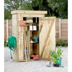Armoire de jardin en bois traité, surface 0,72m² THEO - Forest Style