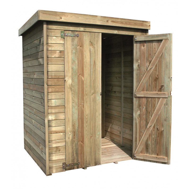 Armoire de jardin en bois traité, surface 1,98m² THEOFIL, Forest Style