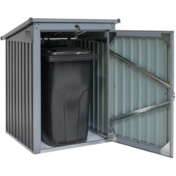 Cache-poubelle Westmann simple en acier pour conteneurs 240L