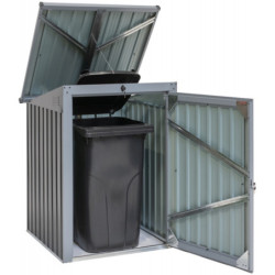 Cache-poubelle Westmann simple en acier pour conteneurs 240L