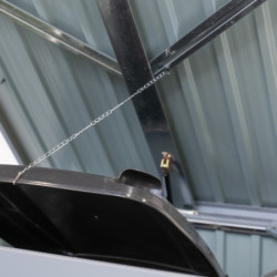 Cache-poubelle Westmann simple en acier pour conteneurs 240L