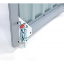 Cache-poubelle double en acier pour conteneurs 240L – Westmann