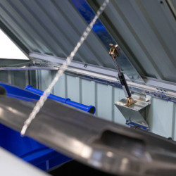 Cache-poubelle double en acier pour conteneurs 240L – Westmann