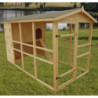 Poulailler en bois 16mm FSC pour 8 à 12 poules Habrita