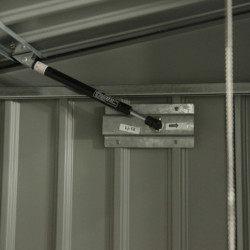 Cache-poubelle double 172x100x131cm en acier 2x240L – Westmann