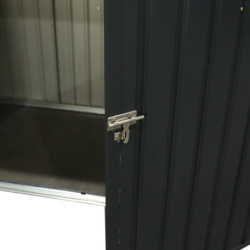 Cache-poubelle double 172x100x131cm en acier 2x240L – Westmann