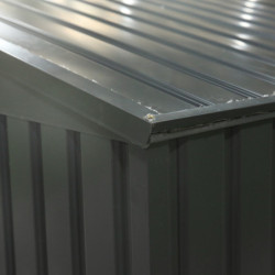 Cache-poubelle double 172x100x131cm en acier 2x240L – Westmann