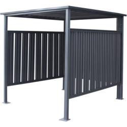 Abri à vélos  Westmann en acier thermolaqué gris anthracite 3,6m²