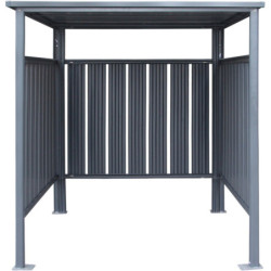 Abri à vélos  Westmann en acier thermolaqué gris anthracite 3,6m²