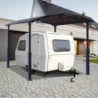 Carport en alu gris et polycarbonate Arcadia Alpine 4300 Palram
