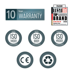 Carport en alu gris et polycarbonate Arcadia Alpine 6400 Canopia