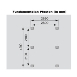 Kiosque en bois Perida - surface 12,4m² - Karibu avec shingles