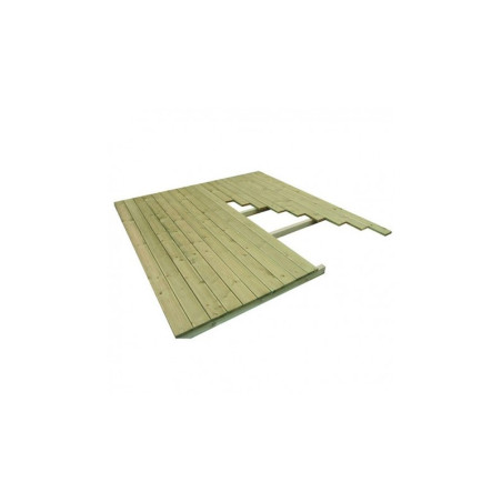 Plancher pour abri de jardin semi-habitable 20m²