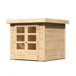 Abri de jardin Askola 2 4,62m² en bois brut 19mm - WoodFeeling