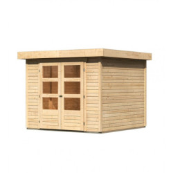 Abri de jardin Askola 3,5 5,95m² en bois brut 19mm - WoodFeeling