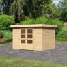 Abri de jardin Askola 4 6,55m² en bois brut 19mm - WoodFeeling