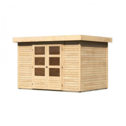 Abri de jardin Askola 4 6,55m² en bois brut 19mm - WoodFeeling