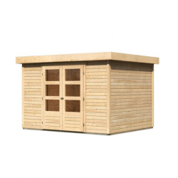 Abri de jardin Askola 5 7,43m² en bois brut 19mm - WoodFeeling