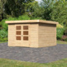 Abri de jardin Askola 6 9,24m² en bois brut 19mm - WoodFeeling
