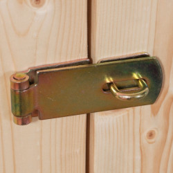 Abri de jardin Askola 5 en bois brut 19mm avec appentis - WoodFeeling
