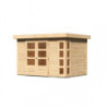 Abri de jardin Kerko 4 6,55m² en bois brut 19mm - WoodFeeling