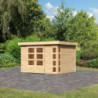 Abri de jardin Kerko 5 7,43m² en bois brut 19mm - WoodFeeling