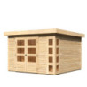 Abri de jardin Kerko 6 9,24m² en bois brut 19mm - WoodFeeling