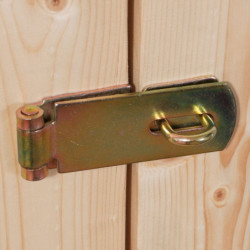 Abri de jardin Kerko 5 en bois gris 19mm avec appentis - WoodFeeling