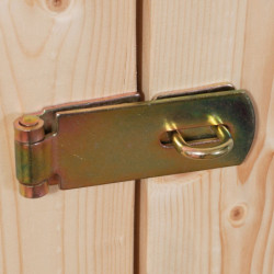 Abri de jardin Kerko 6 en bois brut 19mm avec appentis - WoodFeeling
